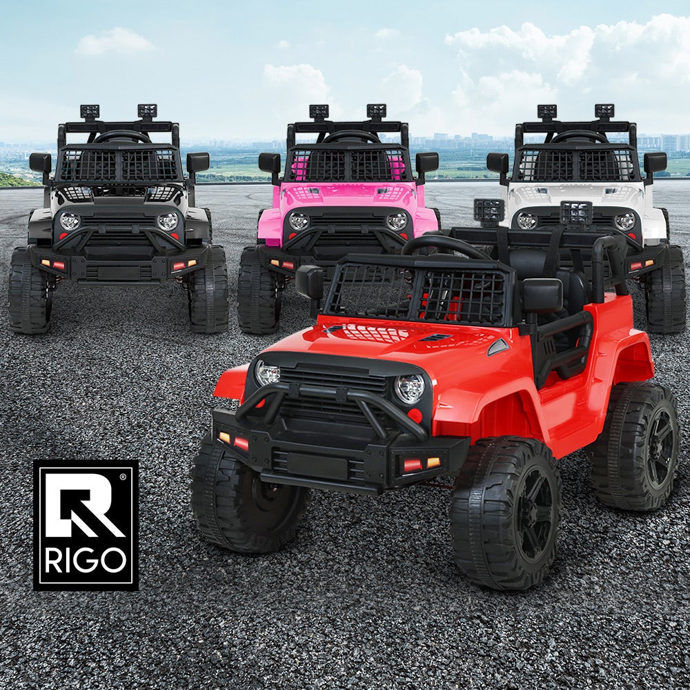 Rigo Kids Ride On Car Electric 12V Car Toys Jeep Battery Remote Control Toys