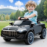 12V Kids Ride On Cars Rigo Electric Toys Car Horn Music Remote Black