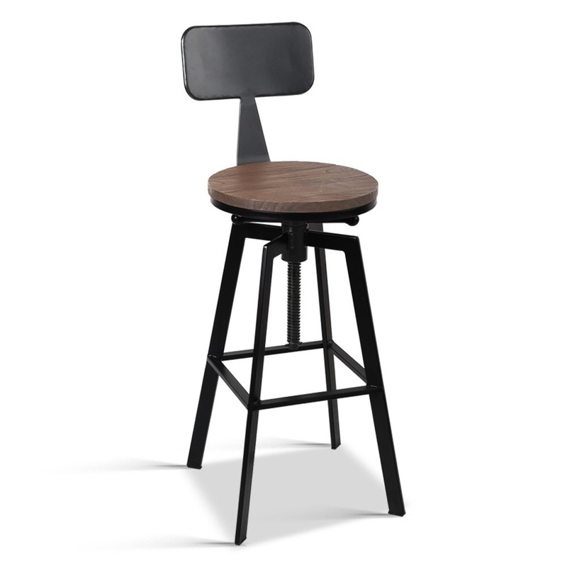 Artiss 1x Bar Stools Kitchen Stool Chairs Industrial Vintage Retro MyDeal
