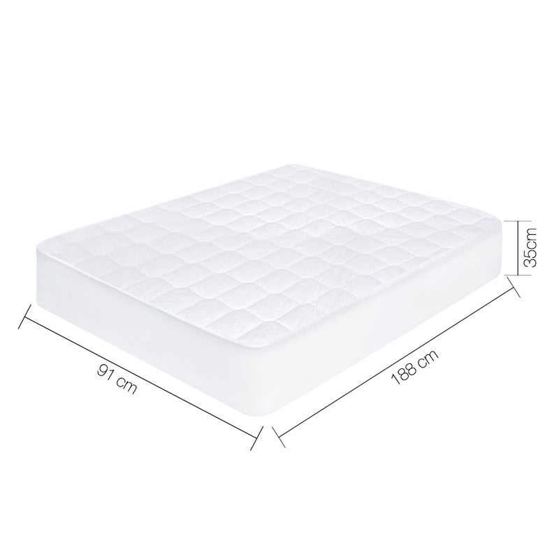 Mattress Protector Single Bedding Cotton Cover Fully