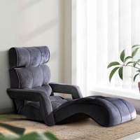 1 Seater Sofa Bed Artiss Floor Lounge Armrest