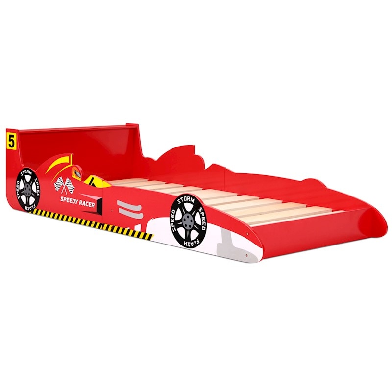Buy Artiss Single Size Racing Car Bed Frame Red MyDeal