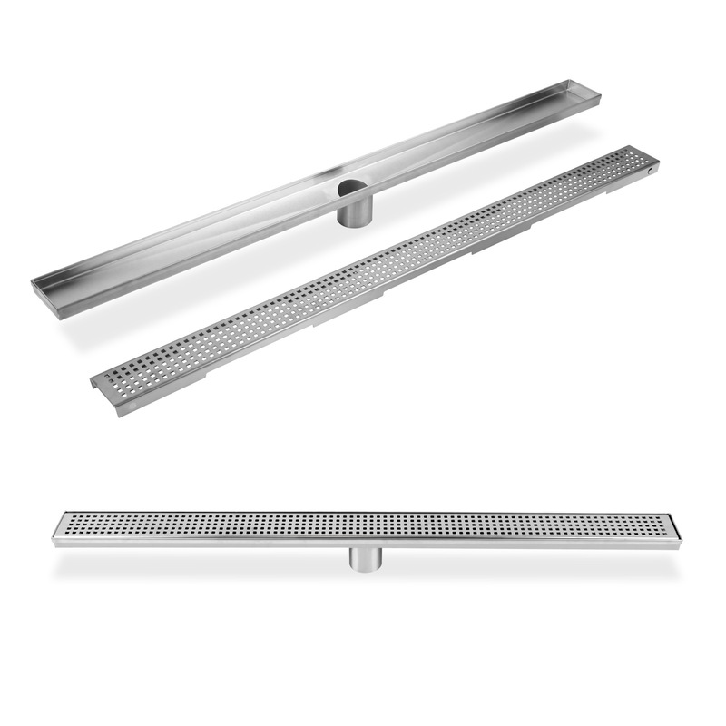 Cefito Shower Grate 800mm Drain Stainless Steel Grates Bathroom Floor