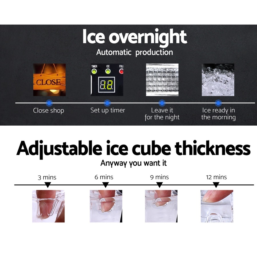 45-60kg Devanti Ice Maker Commercial Machine
