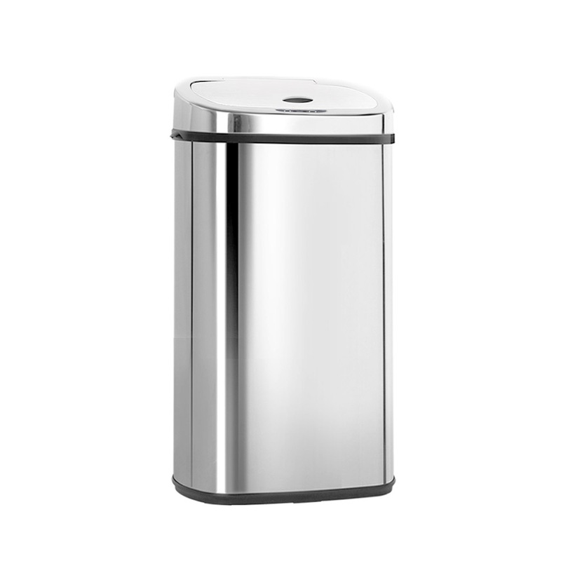 Buy Devanti 50L Stainless Steel Motion Sensor Bin Rubbish Trash Can
