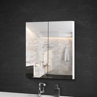 600x720mm Cefito Bathroom Mirror Cabinet White