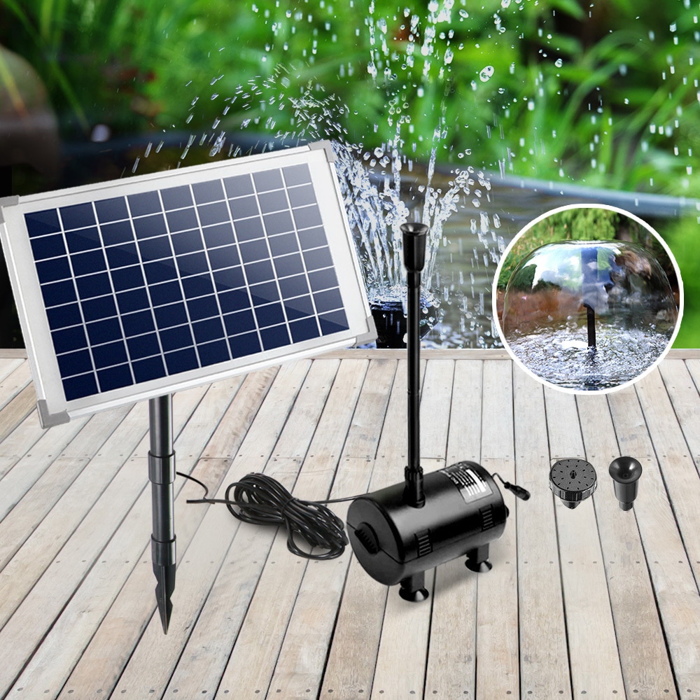 Buy Gardeon Solar Powered Fountain Submersible Water Pump Pond Kit ...