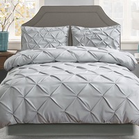 3pcs Giselle Quilt Cover Set Diamond Grey Super King