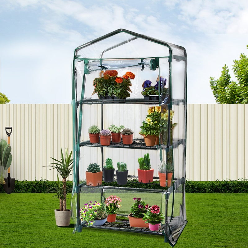 Buy Greenfingers Greenhouse 4 Tiers Mini Green House Garden Bed Planter ...
