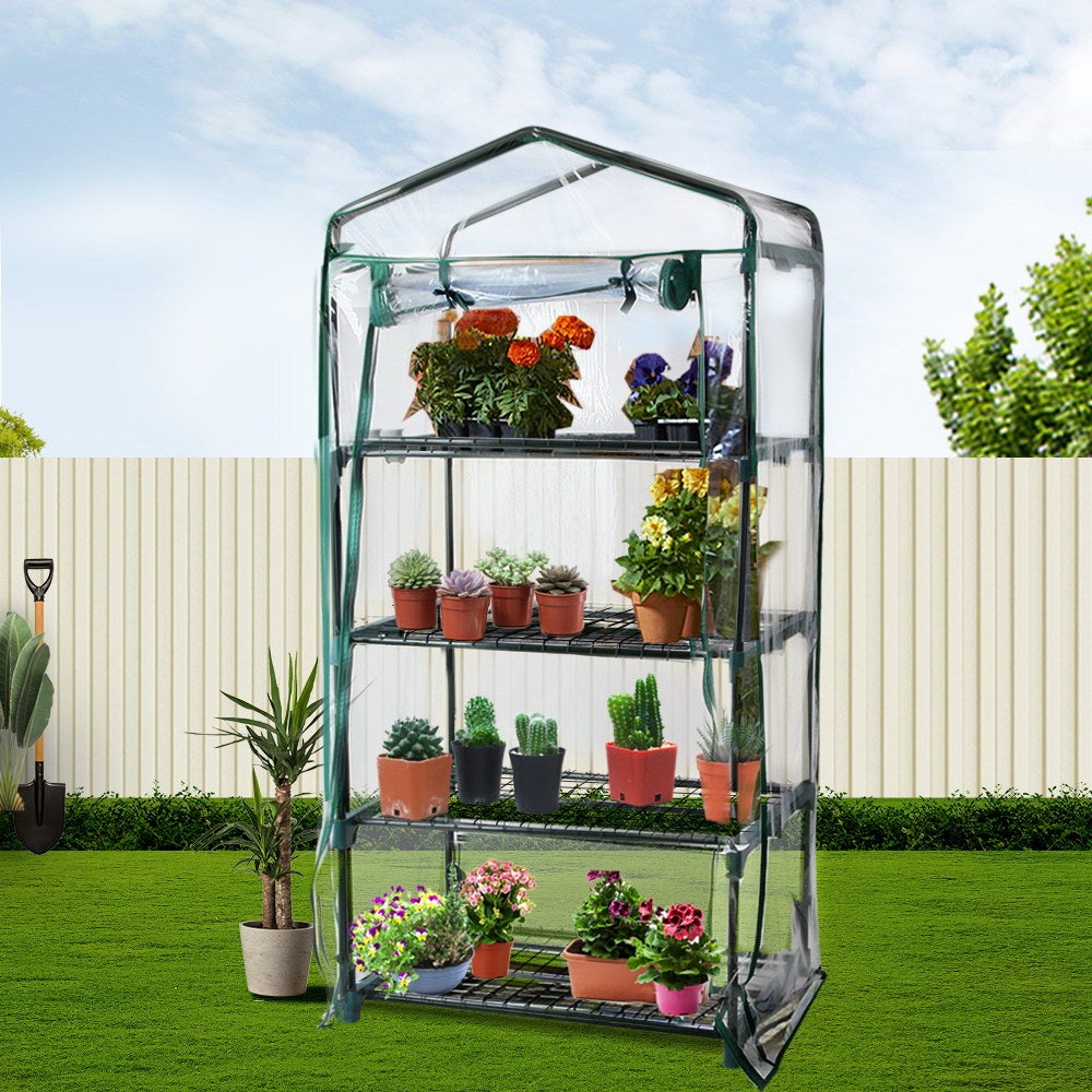 Greenfingers Greenhouse 4 Tiers Mini Green House Garden Bed Planter Box 1.6x0.7x0.5M