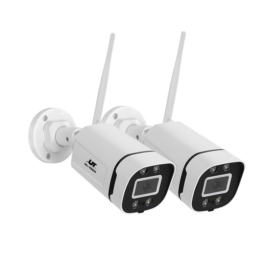 UL-Tech Wireless CCTV 3MP 2 Cameras Square