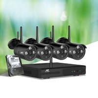 UL-Tech Wireless CCTV Security System 8CH NVR 3MP 4 Bullet Cameras 2TB