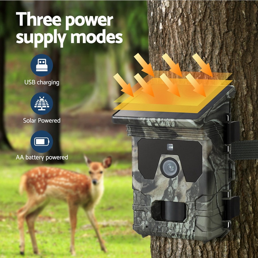 UL-Tech Solar Trail Camera 4K 50MP Wildlife