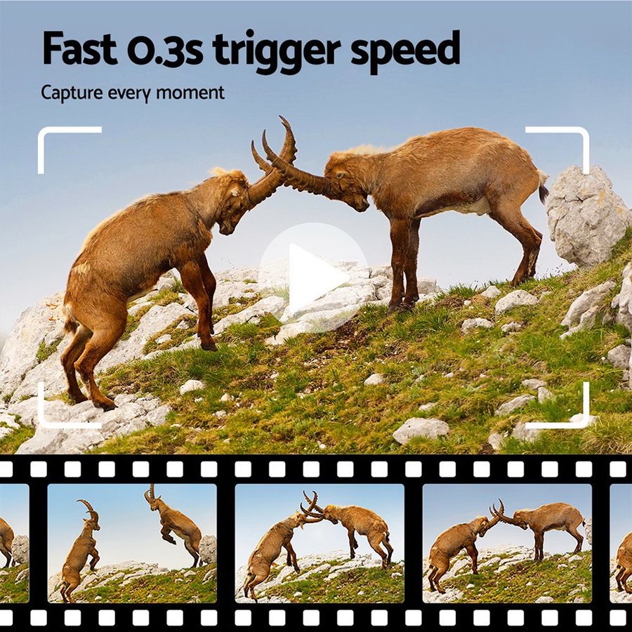 UL-Tech Solar Trail Camera 4K 50MP Wildlife