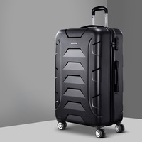 28" 75cm Wanderlite Luggage Trolley Travel Suitcase Set TSA Hard Case Lightweight Strap