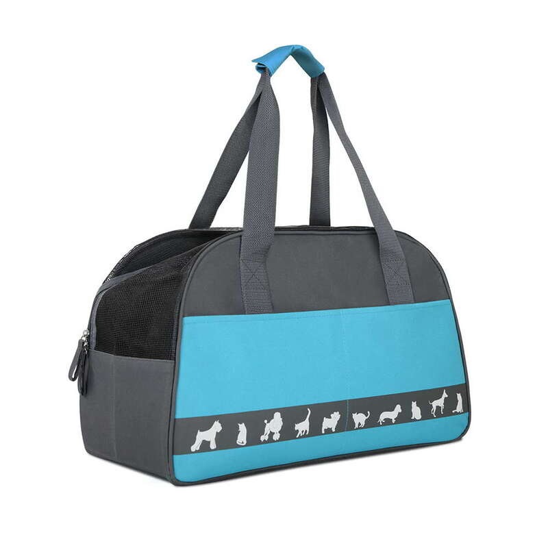 Buy i.Pet Folding Portable Pet Carrier Blue MyDeal