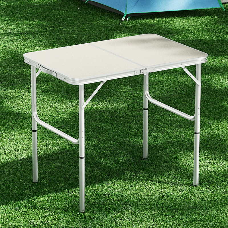 Buy Weisshorn Camping Table Folding Aluminum Portable Outdoor 90CM MyDeal