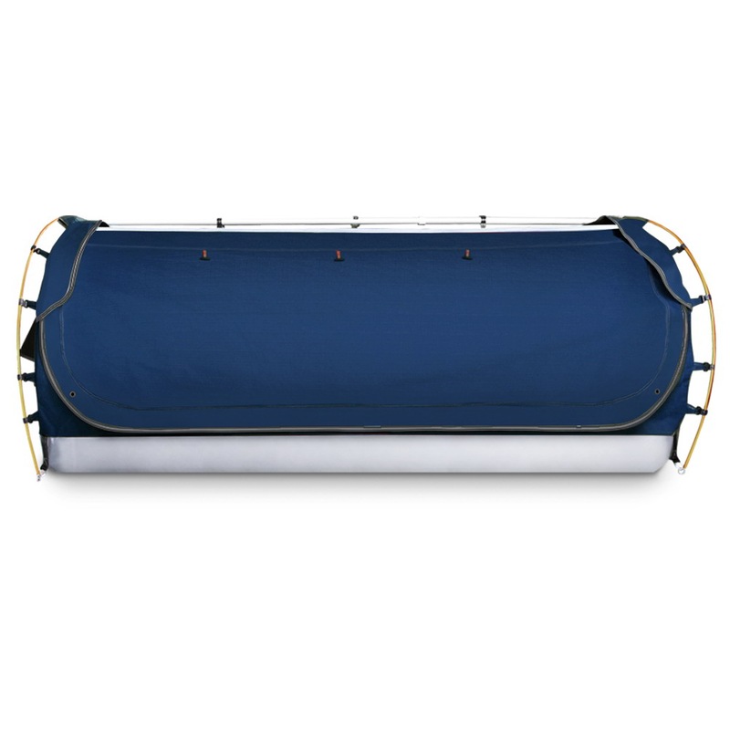 Buy Weisshorn Swag King Single Camping Swags Tent Dark Blue with 7CM Mattress MyDeal
