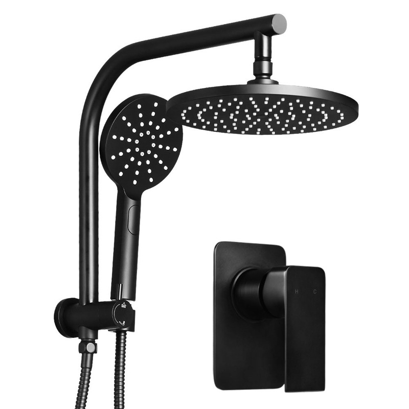 Buy Cefito Shower Head Set with Mixer Tap 9" Rain Handheld Heads Round