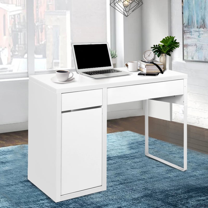 Buy Artiss Computer Desk Drawer Cabinet White - MyDeal