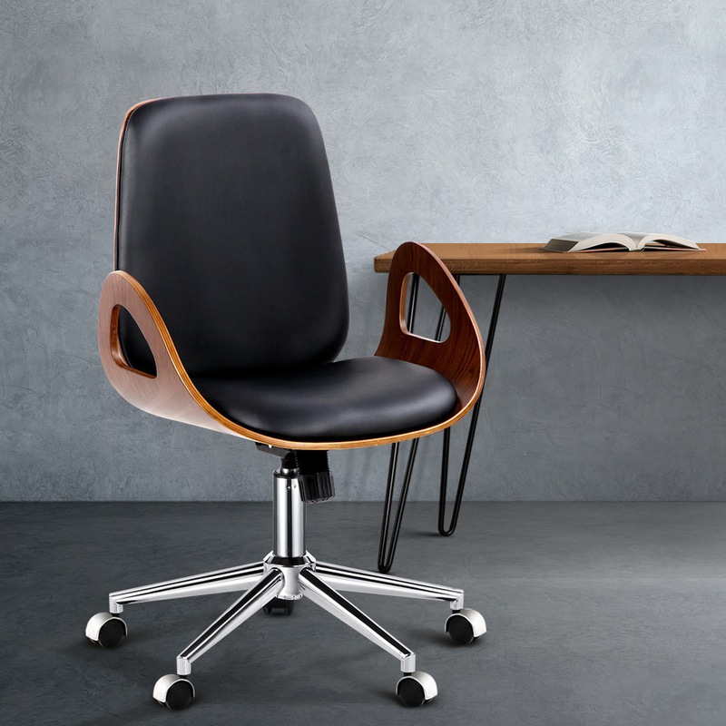 artiss wooden office chair