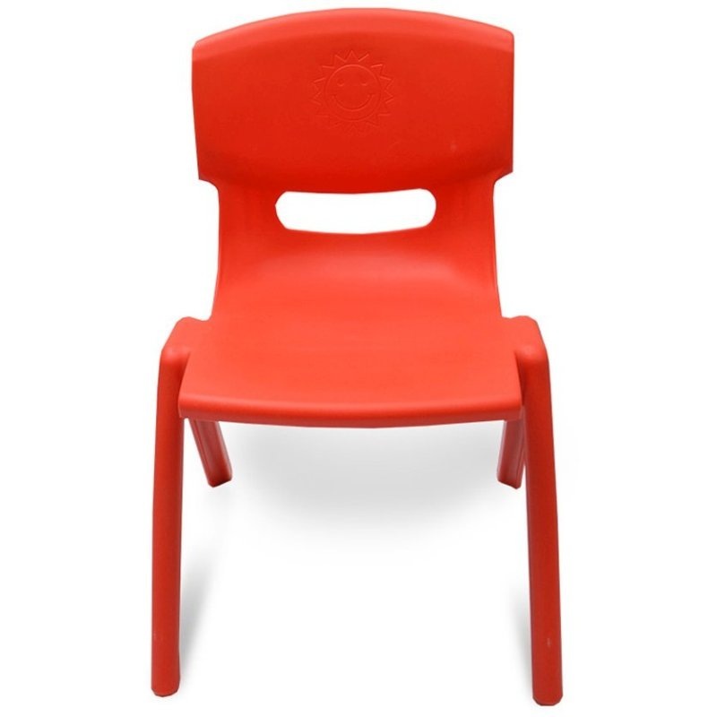 2x New Kids Plastic Chair in Mixed Colours Up to 100KG Buy Kid's