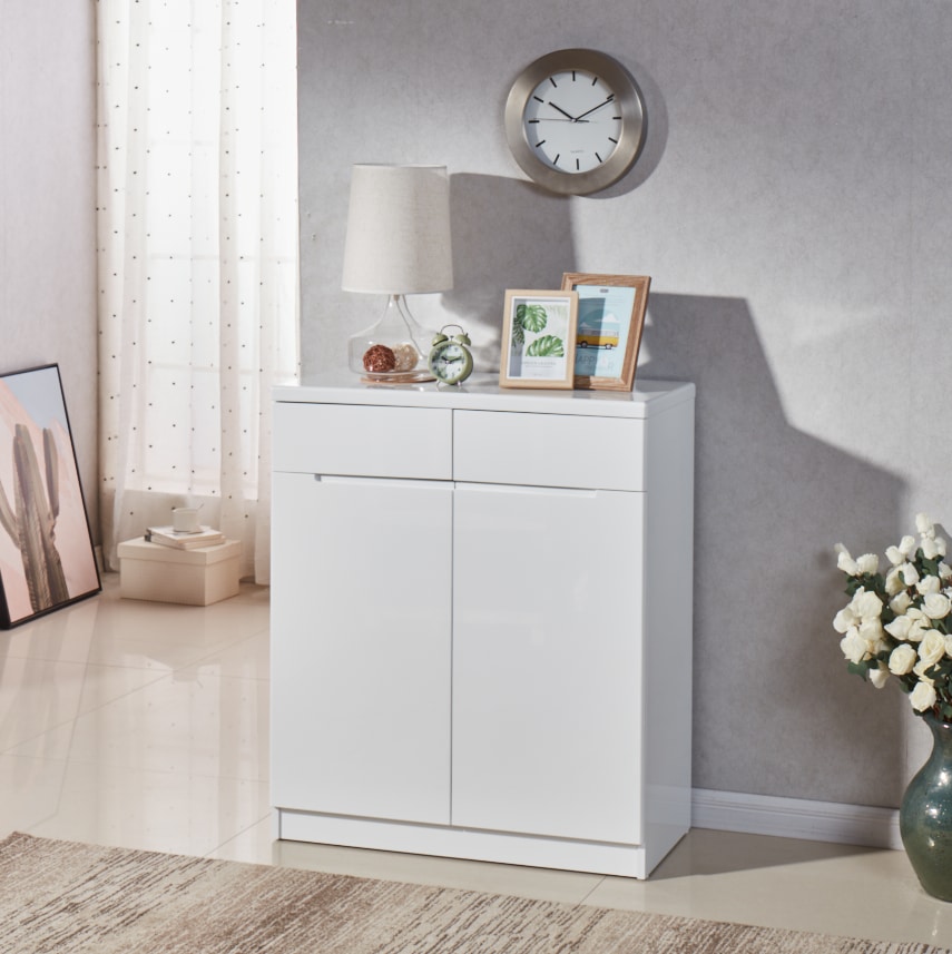 800MM High Gloss Finish White Wooden Shoe Fits US11 Buy Shoe