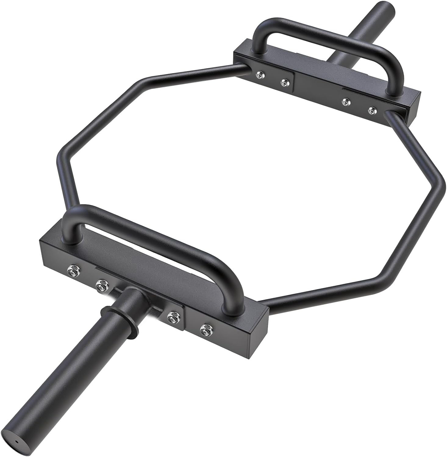 Durable Olympic Hex Deadlift Barbell with Solid Handles Ideal for Weight Lifting Trap