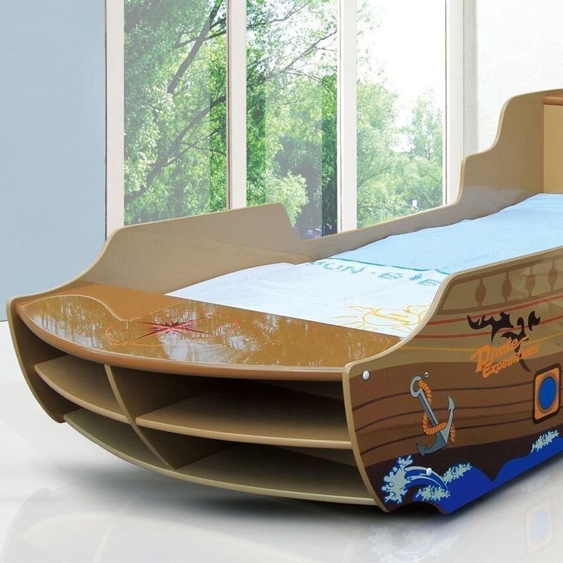 Mdf Pirate Ship Sea Rover Bed Frame, Ship Bed Frame