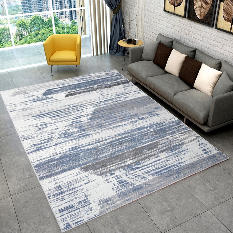 New Designer Modern Low Pile Confetti Indoor Area Floor Rug Carpet Grey