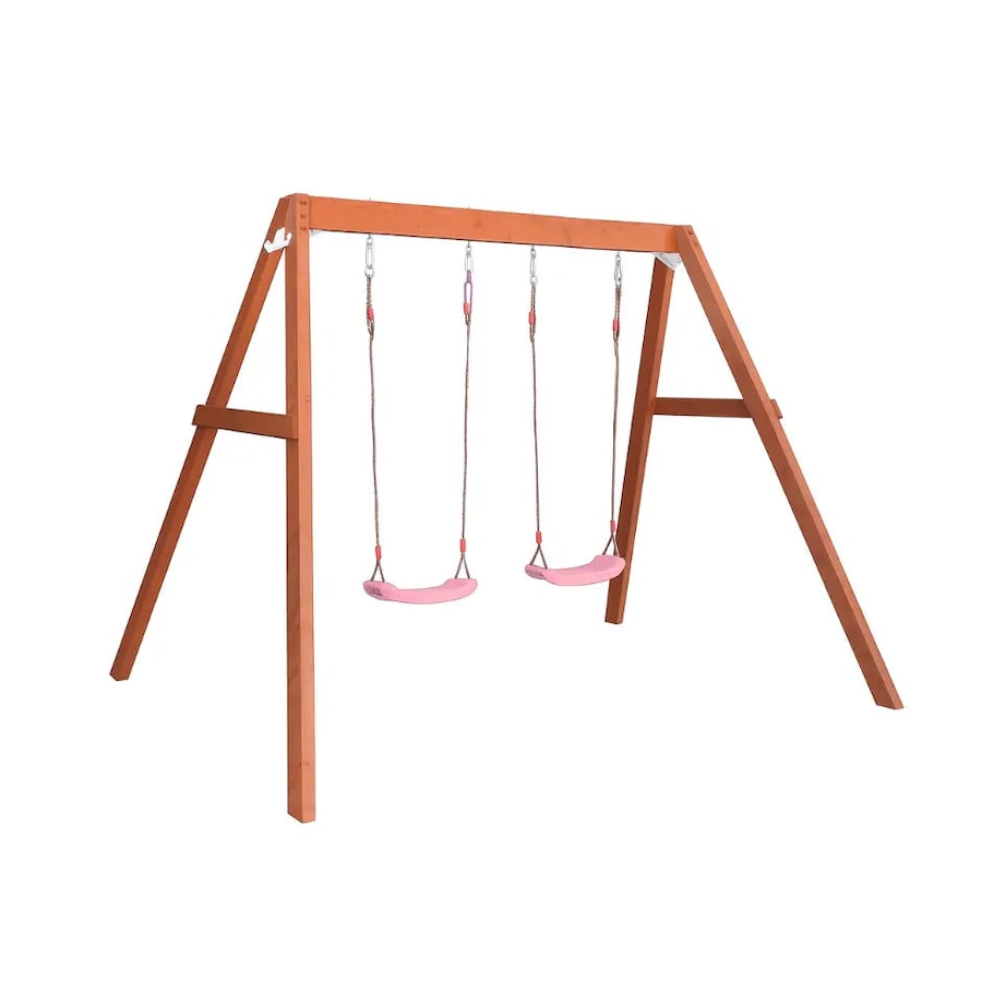 Hide & Seek Kids - Lucas Swing Set - Pink Swings
