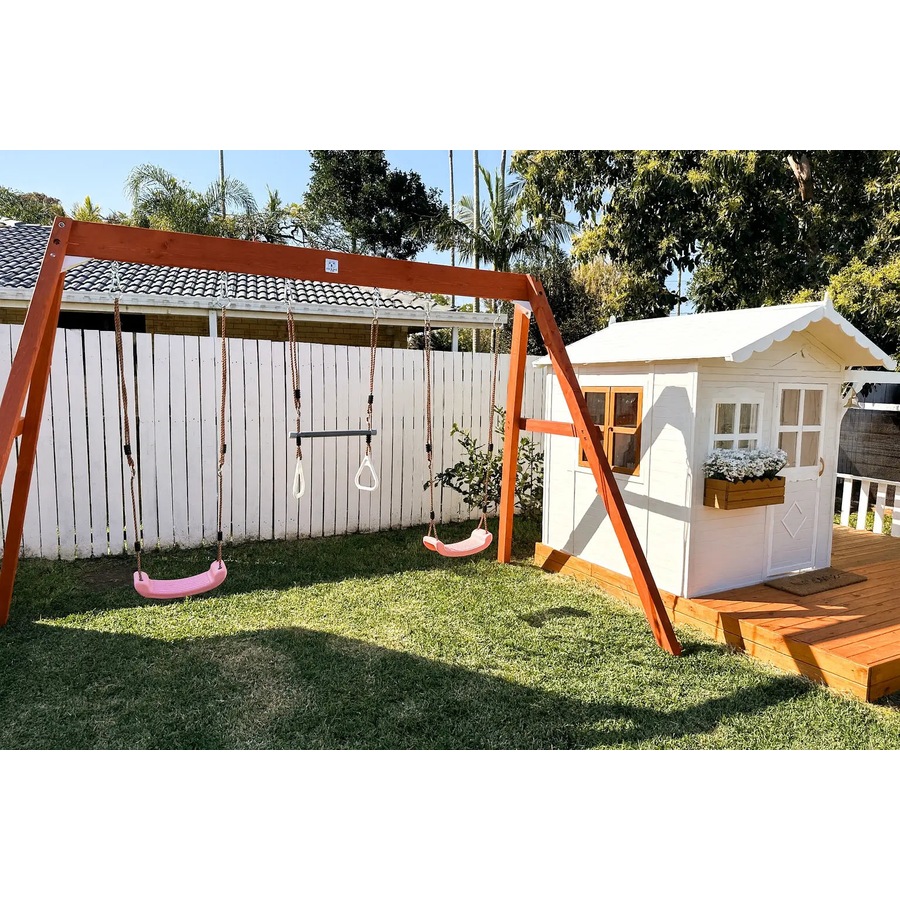 Hide & Seek Kids - Waratah Swing Set - Black Swings