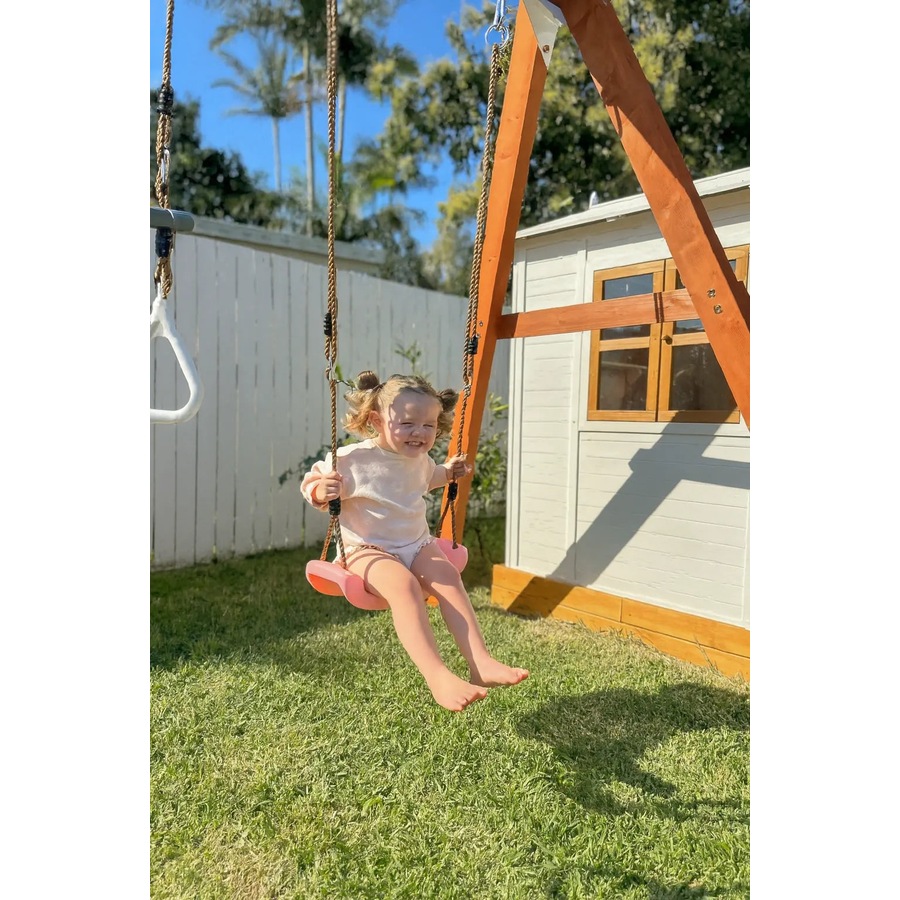 Hide & Seek Kids - Waratah Swing Set - Black Swings