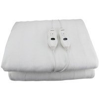 Fitted Washable Electric Blanket Queen - White