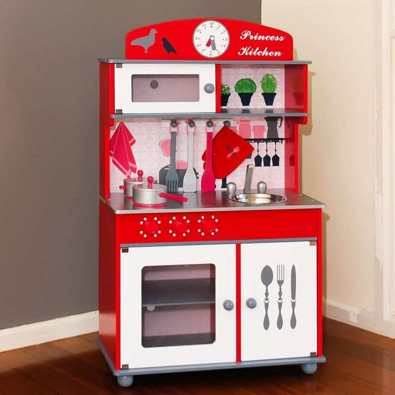 red childrens kitchen