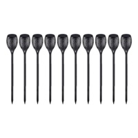 10 Pack Solar Torch Lights 96 LED Flickering Lighting Dancing Flame Garden Lamp