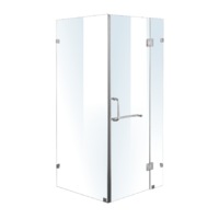 1000 x 800mm Frameless 10mm Glass Shower Screen By Della Francesca