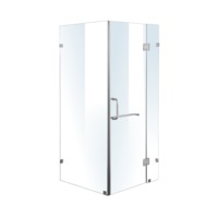 1000 x 900mm Frameless 10mm Glass Shower Screen By Della Francesca