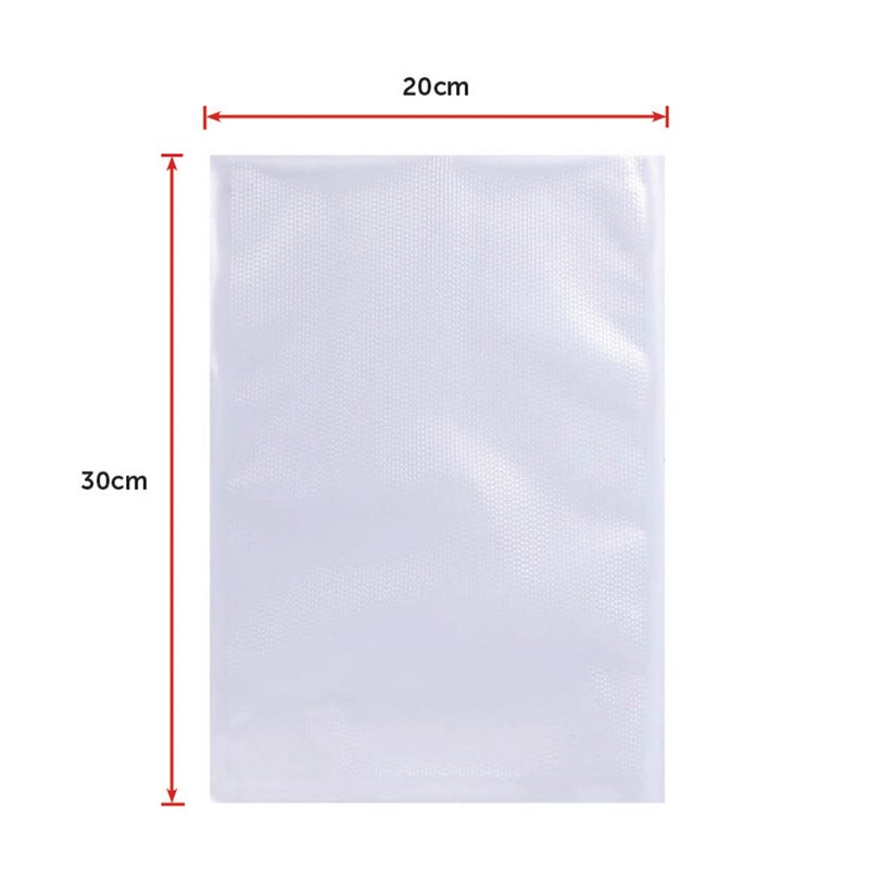 100x Vacuum Sealer Bags Food Storage Saver Heat Seal Cryovac 20cm