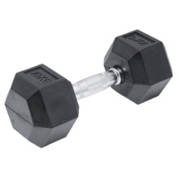 10KG Commercial Rubber Hex Dumbbell Gym Weight