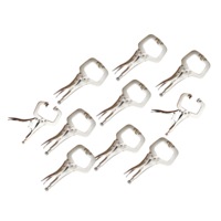 10pc Heavy Duty Steel C-Clamps 6" Mig Welding Locking Plier Vice Grip