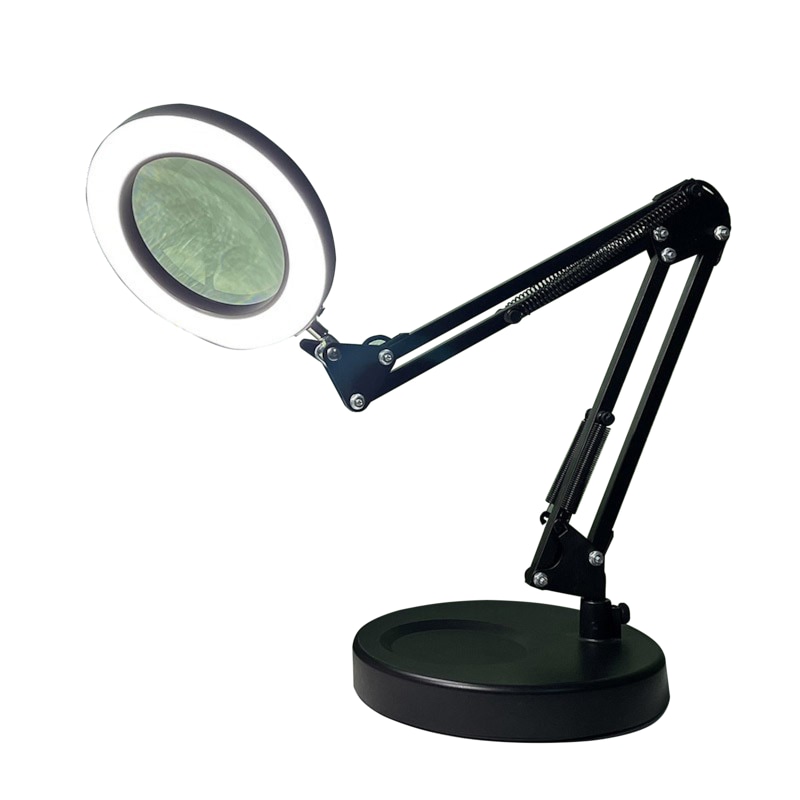 Buy 10X Magnifying Glass Desk Light Magnifier LED Lamp Reading Lamp ...