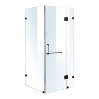 1100 x 1000mm Frameless 10mm Glass Shower Screen By Della Francesca