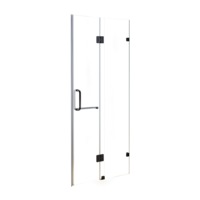 120 x 200cm Wall to Wall Frameless Shower Screen 10mm Glass By Della Francesca