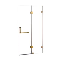 120 x 200cm Wall to Wall Frameless Shower Screen 10mm Glass By Della Francesca
