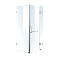 1200 x 800mm Frameless 10mm Glass Shower Screen By Della Francesca
