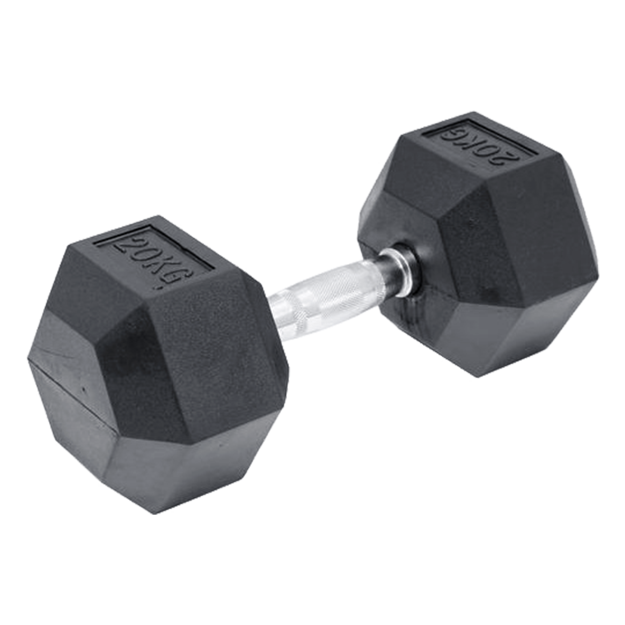 20KG Commercial Rubber Hex Dumbbell Gym Weight Australia