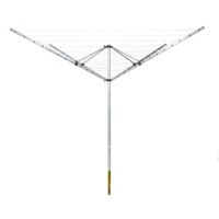 4 Arm Rotary Airer Outdoor Washing Line Clothes Dryer 50m Length