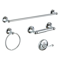 4 Piece Towel Bar Set Bath Accessories Bathroom Hardware