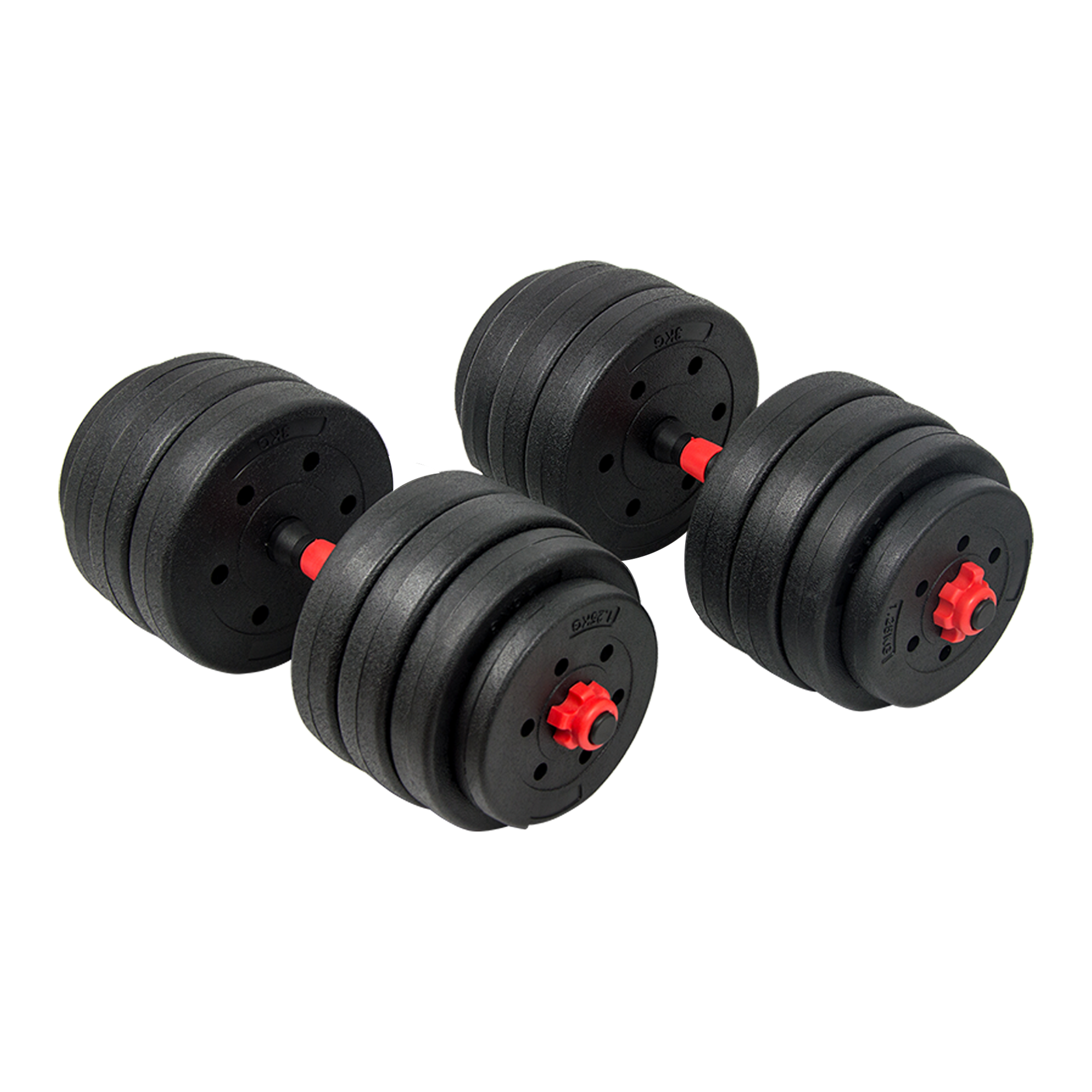 Jmq adjustable rubber dumbbell set barbell home gym exercise weights best sale fitness 40kg